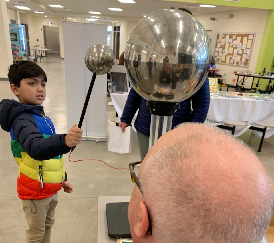 Forty-three Grade K-12 students across the district came to Hanwell Park Academy on Saturday, March 18, to showcase their passion for Science, Technology, Engineering, Art, and Mathematics (aka “STEAM”) with expertly developed projects.