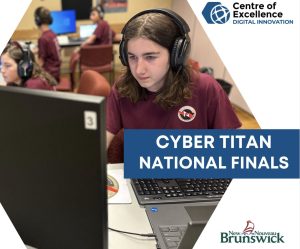 Grade 7 students from Nashwaaksis Middle School--the CyberDragons--won the Information and Communications Technology Council’s (ICTC) CyberTitan VI National Finals cybersecurity competition, on May 8, 2023.