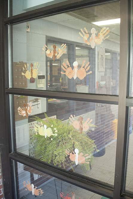 Butterflies at Barkers Point Elementary School in honour of the National Day of Truth and Reconciliation.