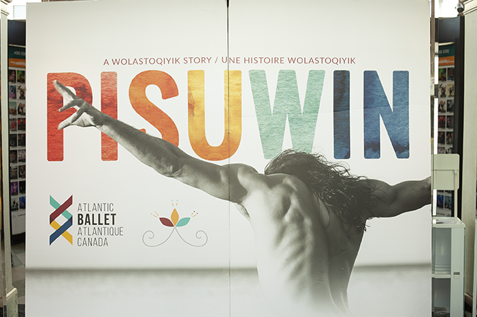 Multi-disciplinary artist Possesom Paul's Indigenous-themed ballet, Pisuwin, returned to the Fredericton Playhouse on Nov. 1 for a select performance for district students. The play opened earlier this year.