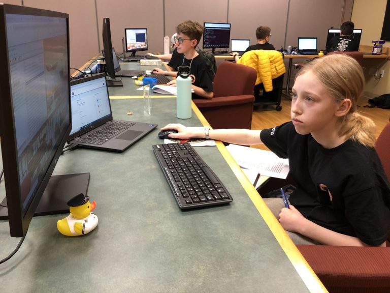 Nashwaaksis Middle School’s Cyber Dragons won first place in the middle school division again at the Information and Communications Technology Council’s (ICTC) CyberTitan VII National Finals cybersecurity competition, held May 8-9.