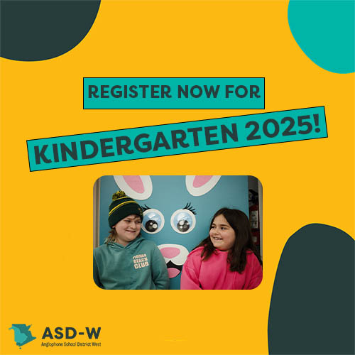 Kindergarten 2025 Registration graphic