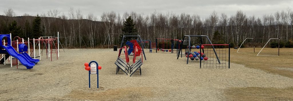 The refurbished playground at Saint Mary's Academy.