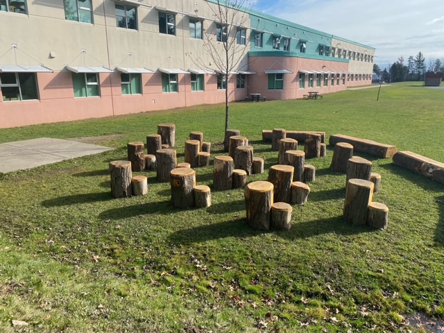 The outdoor classroom at Fredericton's Bliss Carman Middle School.