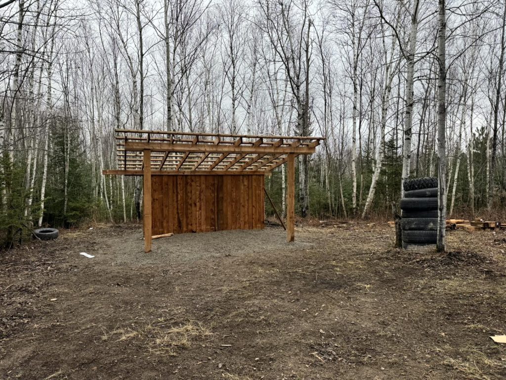 The gazebo at Saint Mary's Academy's new outdoor classroom. Photo Credit: Vanessa Després.