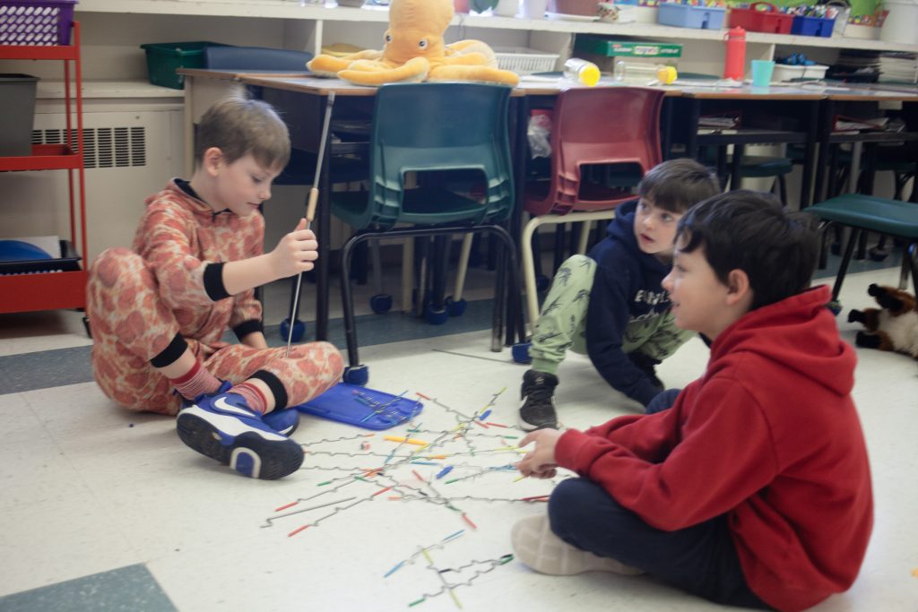 Hubbard Elementary School students take part in unstructured, student-let play time during a Global School Play Day, on Wednesday, Feb. 5.