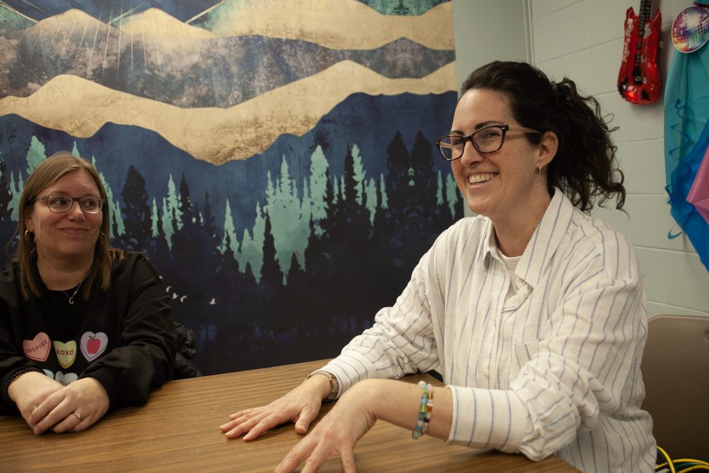 (L-R) JoAnne Boone and Emily Shapiro.