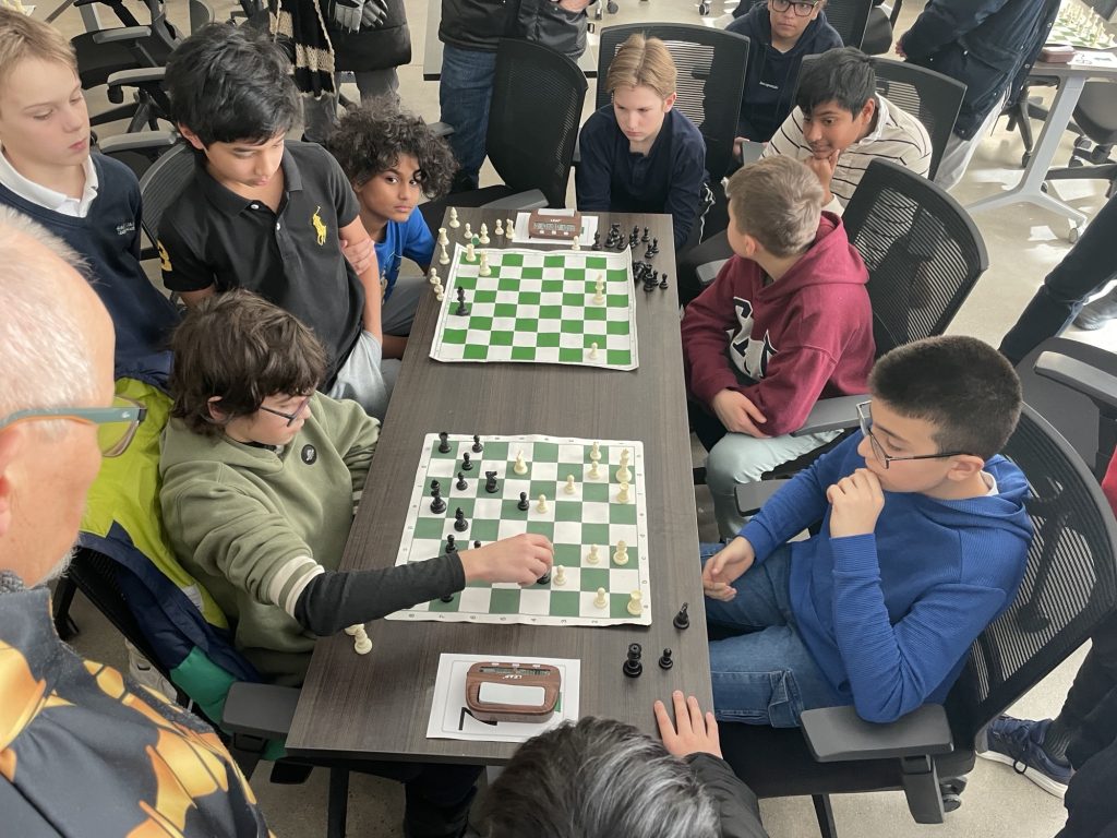 District middle school students take part in the annual FEC/OEC middle school chess tournament at Hanwell Park Academy, on Feb. 18.