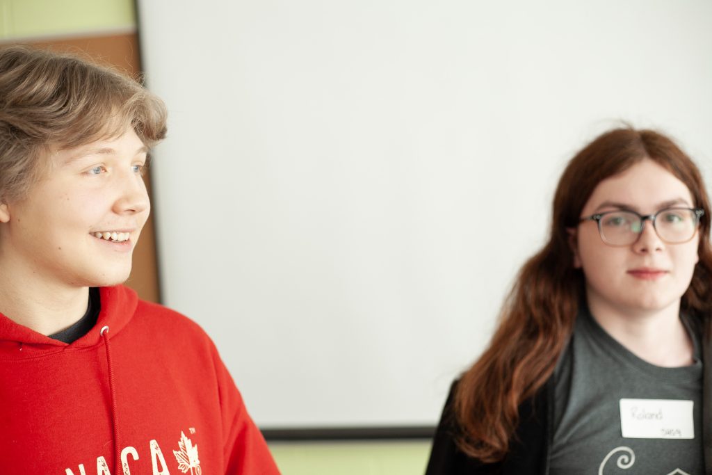 Stanley Consolidated School students Jordan Foster (Grade 10) and Roland Brooks (Grade 9) participated in the annual FEC/OEC high school chess tournament at Hanwell Park Academy, on Feb. 20.