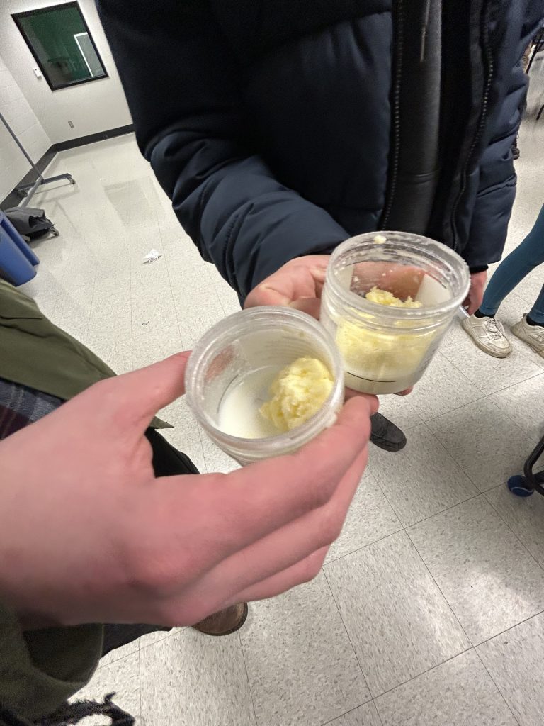 Maple-flavoured butter.